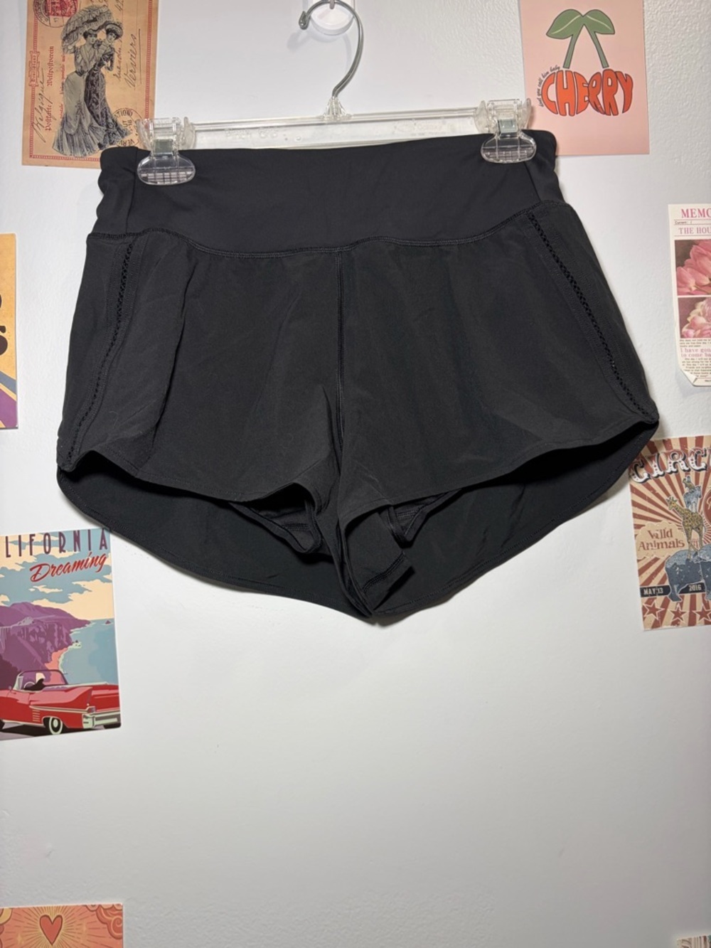 lululemon athletica Black Women's Athletic Running Shorts